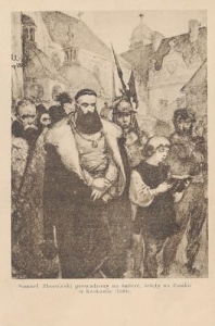 Samuel Zborowski prowadzony na śmierć - Reprodukcja 42092