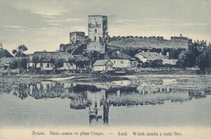 Łuck widok zamku - Reprodukcja 42227