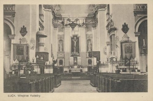 Łuck wnętrze katedry - Reprodukcja 42228