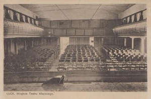 Łuck wnętrze teatru - Reprodukcja 42230