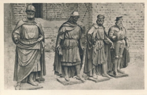 Malbork figury wielkich mistrzów - 039312
