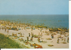 Międzywodzie plaża łodzie rybackie - 043341
