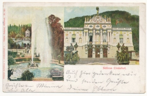 Schloss Linderhof Litografia  - 046758