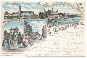 Aschaffenburg Litografia  - 046773