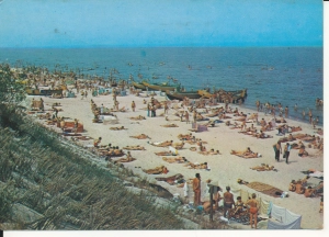 Międzywodzie plaża łodzie rybackie - 048629