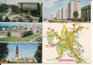 Częstochowa widokowa mapka - 049085