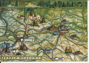 Limanowa Wyspowy mapka - 050383