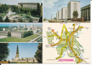 Częstochowa widokowa mapka - 050673