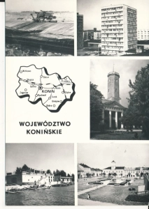 Województwo Konińskie widokowa mapka - 050693