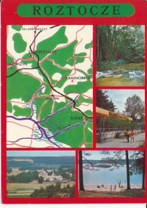 Roztocze widokowa mapka - 051951