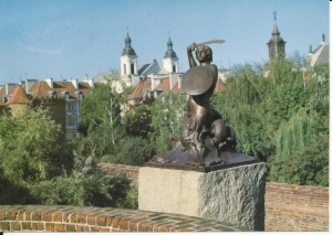 Warszawa posąg syreny - 052890