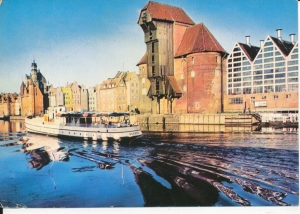 Gdańsk Motława żuraw - 054584
