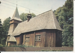 Białka drewniany kościół - 055507