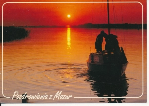Mazury zachód słońca - 055694