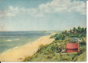 Cetniewo plaża i fragment ośrodka - 055796