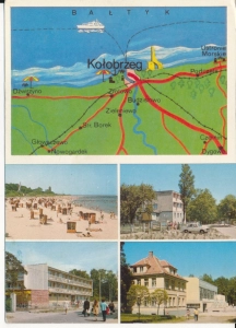 Kołobrzeg widokowa mapka - 055826