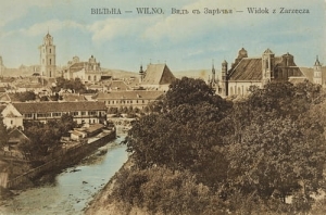 Wilno Widok z Zarzecza - Reprodukcja 5894