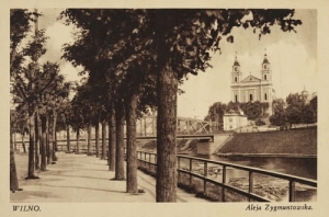 Wilno Al. Zygmuntowska - Reprodukcja 5885
