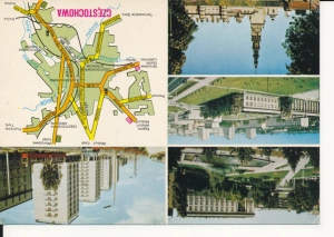 Częstochowa widokowa mapka - 056814