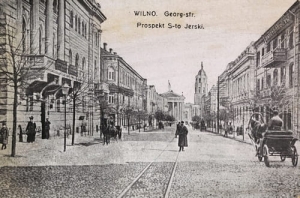Wilno Georgstrasse - Reprodukcja 5856