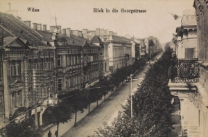 Wilno Georgstrasse - Reprodukcja 5855