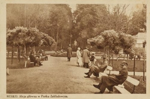 Busko Zdrój park - Reprodukcja 42556