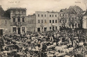 Tuchola rynek - Reprodukcja 27374