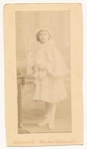 CDV dziewczynka komunia - 25096