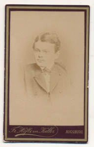 CDV mężczyzna stara fotografia - 25105