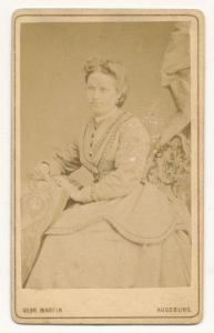 CDV kobieta stara fotografia - 25106