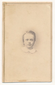 CDV dziewczynka fotogrfia wizytowa - 25166