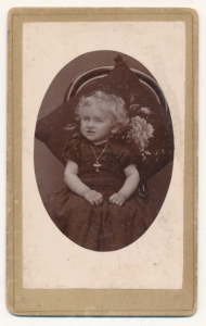 CDV dziecko fotogrfia wizytowa - 25170