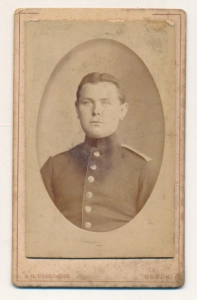 CDV Żołnierz fotogrfia wizytowa - 25192