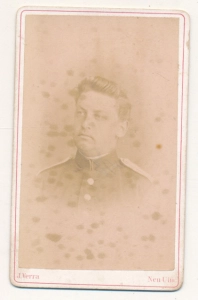 CDV żołnierz fotografia wizytowa - 25211