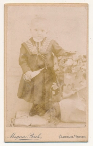 CDV dziecko fotografia wizytowa - 25219