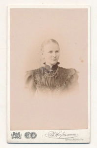 CDV kobieta fotografia wizytowa - 25234