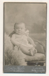 CDV dziecko fotografia wizytowa - 25240