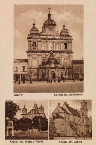 Wilno Kościoły - Reprodukcja 5824