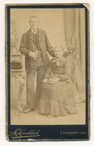 CDV kobieta mężczyzna fotografia wizytowa - 25254