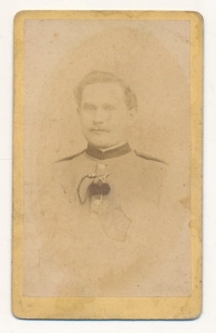 CDV żołnierz fotografia wizytowa - 25261
