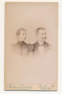 CDV kobieta mężczyzna fotografia wizytowa - 25290