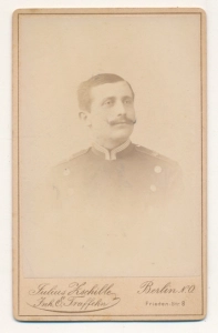 CDV żołnierz fotografia wizytowa - 25291