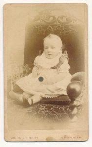 CDV dziecko fotografia wizytowa  - 25307