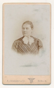 CDV kobieta fotografia wizytowa  - 25318