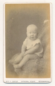 CDV dziecko fotografia wizytowa  - 25329