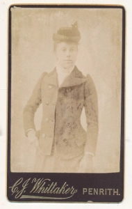 CDV kobieta fotografia wizytowa  - 25332