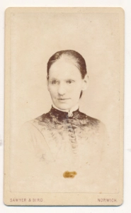 CDV kobieta fotografia wizytowa - 25339
