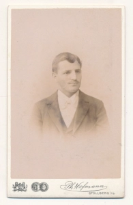 CDV mężczyzna fotografia wizytowa - 25348