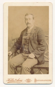CDV mężczyzna fotografia wizytowa - 25371