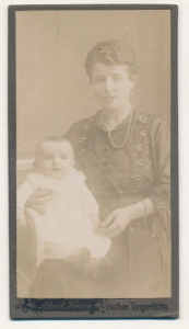 CDV kobieta z dzieckiem fotografia wizytowa - 25378